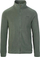 Bluza fleece për burra Hi-Tec Sauli M, 100% poliester, me zinxhir gjithandej, jeshile
