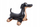 Lodër fryse pishine Jilong Dachshund, me doreza, shumëngjyrëshe