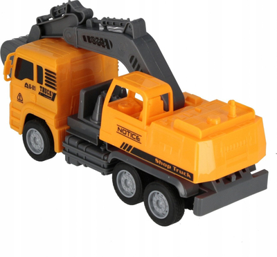 Lodër kamion eskavator Mega Creative 1:16, 30 cm, plastikë, portokalli