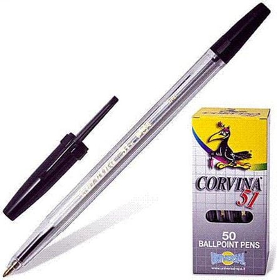 Stilolaps Bertus DL Corvina, 50 copë, i zi