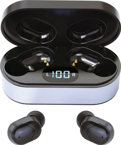 Dëgjuese Platinet Sport LED PM1050 Vibe, të zeza