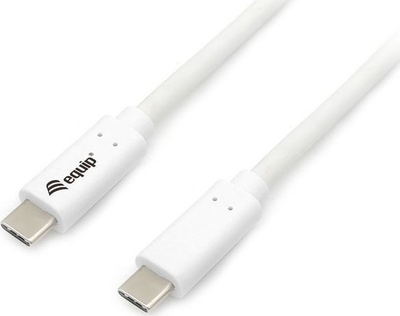 Kabllo USB equip USB C në USB C, 2m, 60W PD, 5Gbps, e bardhë