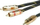 Kabllo audio Roline 11.09.4273, 3.5mm në 2x RCA, 2.5m, i zi
