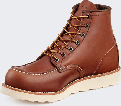 Чизми за работа Red Wing Traction Tred 8 Soft Toe 10875, кожа, ѓон Traction Tred, боја tan