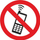 Sticker paralajmërues Prohi Talk on the Phone, 130x130mm, shumëngjyrësh