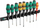 Set kaçavidash Wera Kraftform 051012 9650, 9 pjesë, mbajtëse magnetike, shumëngjyrëshe