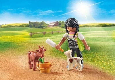 Set lojrash Playmobil Farm Simulation, dhi me kec, shumëngjyrësh