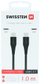 Kabllo USB C në USB C Swissten 71506515, 1 m, e zezë