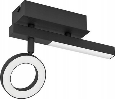 Downlight tavani EGLO Cardillio 2, LED, drejtues, i zi