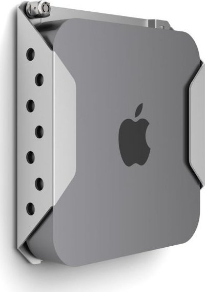 Montim sigurie për Mac mini Compulocks, me bravë kablloje me çelës, VESA, argjendtë
