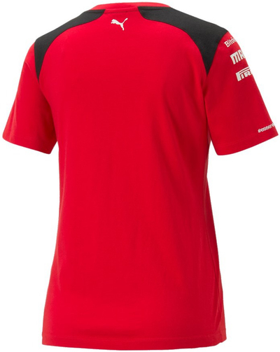 Bluzë femrash Puma Scuderia Ferrari F1 Team 2023, 100% pambuk, e kuqe
