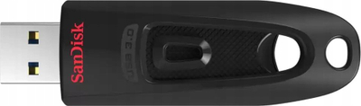 USB SanDisk Ultra, 64GB, USB 3.2 Gen 1, e zezë