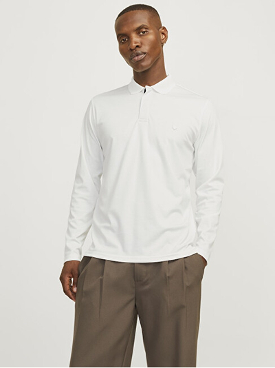 Bluzë për meshkuj Jack&Jones, e bardhë