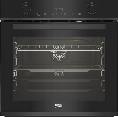 Furra elektrike Beko BBVM13400DXS Split&amp;Cook, 72L, klas A+, e zezë