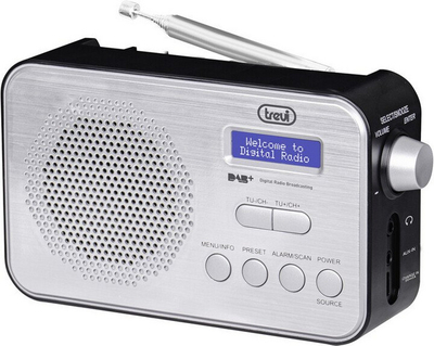 Radio portabël Trevi DAB 7F92 R, e zezë