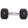 Hantel Eb Fit Rubber Coated Hex, 8 kg, gize, e zezë