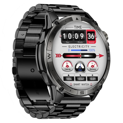 Orë e zgjuar Gravity GT46-2, ekran AMOLED 1.43", Bluetooth, blu me të zezë