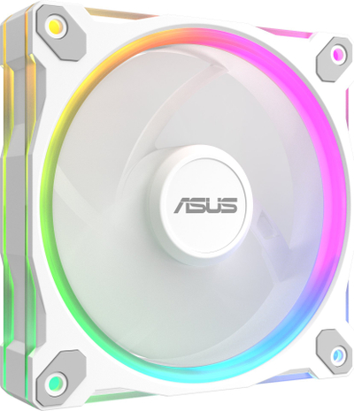 Ventilator kase ASUS Prime MR120, 120mm, ARGB Reverse, i bardhë
