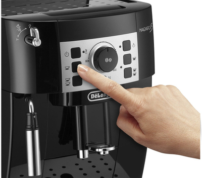 Aparat kafeje DeLonghi Magnifica S ECAM 20.116.B, automatik, me bluarje, i zi