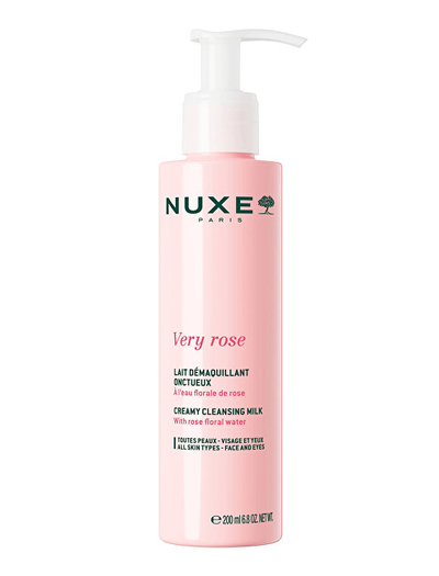 Qumësht për pastrimin e grimit Nuxe Very Rose Creamy Cleansing Milk, 200 ml