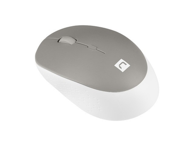 Mouse pa kabllo Natec Harrier 2, Bluetooth, 1600 DPI, i bardhë gri