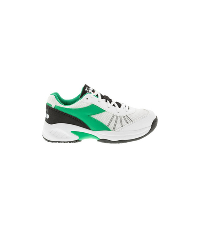 Atlete për fëmijë Diadora, e bardhë/e gjelbërt