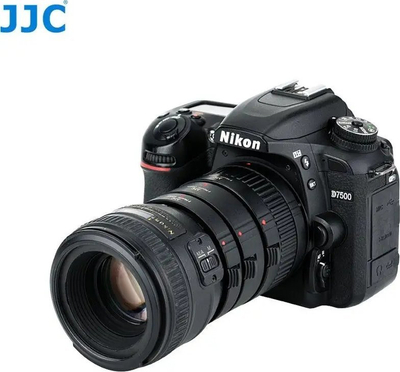 Set unazash makro JJC, 12mm 20mm 36mm, për Nikon AF SLR, metal