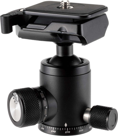 Kokë tripodi Velbon QHD-S4M, ball head, lidhje 1/4", e zezë