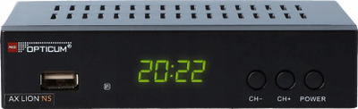 Tuner TV Opticum AX Lion NS, DVB T T2, USB media, i zi