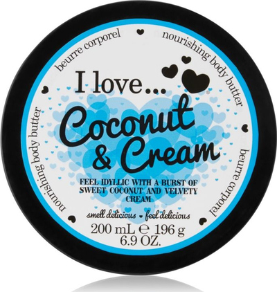 Krem trupi I Love Coconut &amp; Cream, body butter, 200ml
