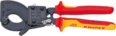 Prerëse kabllosh Knipex 95 36 VDE, mekanizëm ratchet, 250mm, e izoluar