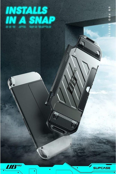 Mbrojtëse Supcase Unicorn Beetle Pro për Nintendo Switch, e zezë