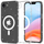 Куќиште за телефон Tech-Protect Flexair за iPhone 16e, MagSafe, ефект со светки, проѕирно