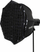 Softbox parabolik Godox AD-S60S, 60 cm, me grilë honeycomb, i zi