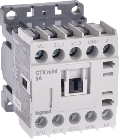 Kontaktor Legrand CTX3 Mini 3P, 9A, 230V AC