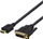 Kabllo Deltaco (HDMI-112D), 2 m, e zezë 