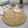 Tapet rrumbullak Strado Round Shaggy, 160x160 cm, 3.5 cm i trashë, bej i çelët