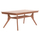 Tavolinë ngrënieje HomeMarkt Wonder HM18116, dru masiv teak, 180x91x75 cm, ngjyrë natyrale