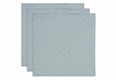 Set mbulesa të holla për fëmijë Jollein Miffy Silhouettes 70x70cm, 3 copë, gjelbër