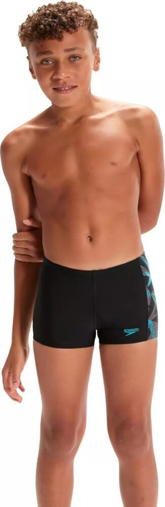 Rroba banje çunash Speedo Hyper Boom Panel Aquashorts, Endurance10, të zeza blu