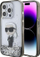 Mbrojtëse telefoni Karl Lagerfeld KLHCP15XLKKNSK, iPhone 15 Pro Max 6.7", transparente me glitter