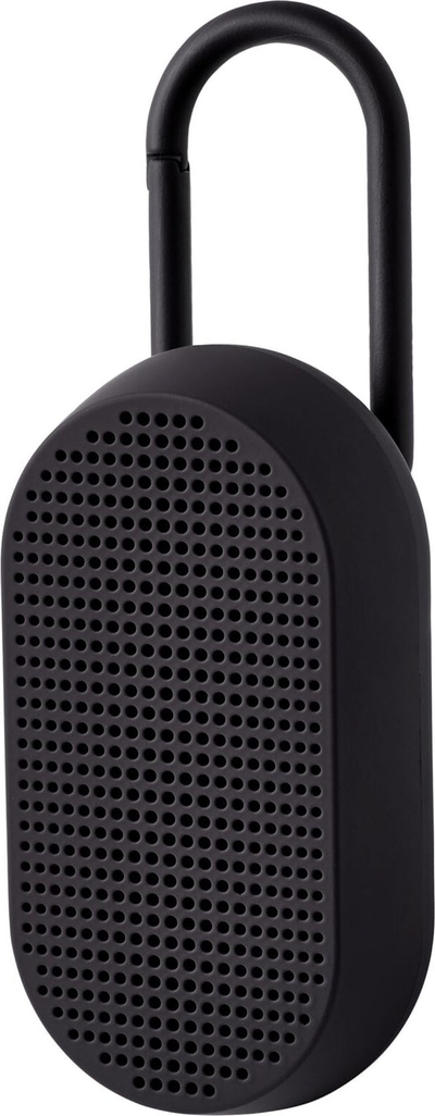 Altoparlant Bluetooth Lexon Mino T LA124N9, IPX4, me karabinë, i zi
