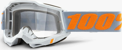 Syze motokrosi 100% Accuri 2 Speedco, xham i kthjellët anti-fog, transparent