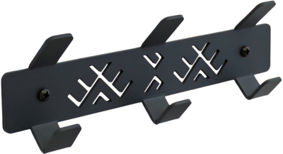 Varëse muri Cometic PK253 R3, metal, 3 grepa, anthracite