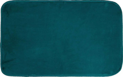 Tapet banjoje Douceur d'intérieur VITAMINE, 75x45cm, mikrofibër, blu deti