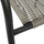 Karrige me krahë Camel HM5015.01, metal dhe wicker, gri