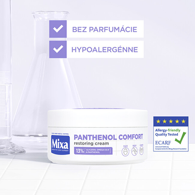 Krem rigjenerues Mixa për trupin Panthenol Comfort, 150 ml