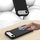 Mbulesë silikoni 4smarts Cupertino për Apple iPhone Air, MagSafe, e zezë