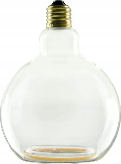 Llambë LED SEGULA G125 E27, 6.2W, me dimer, transparente