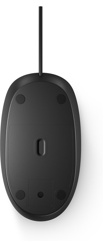 Mouse me kabllo HP 125 265A9AA, USB, optik, i zi